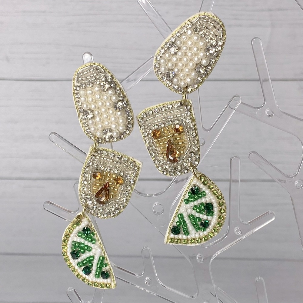 Salt, Lime and Tequila Statement Earrings
